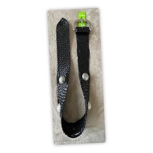 Sam Edelman Women's Western Leather Braided Concho Belt, Size: S